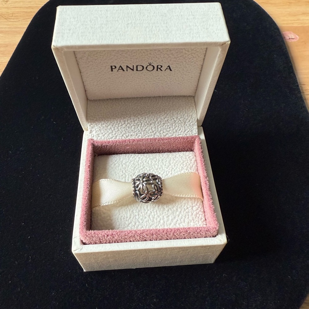Pandora Silver Wildflower Charm - 925